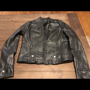 Vegan leather jacket